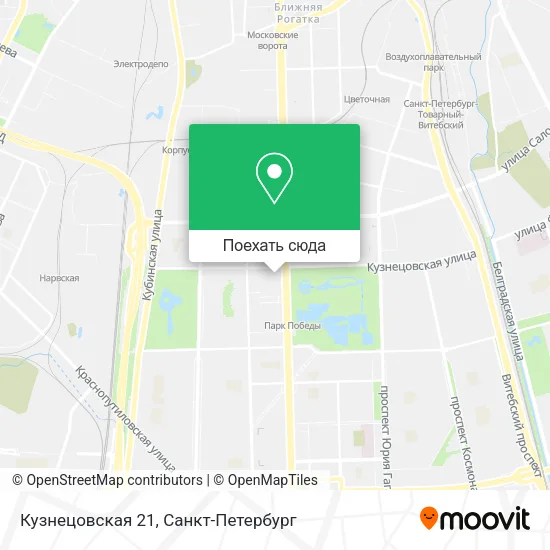 Карта Кузнецовская 21