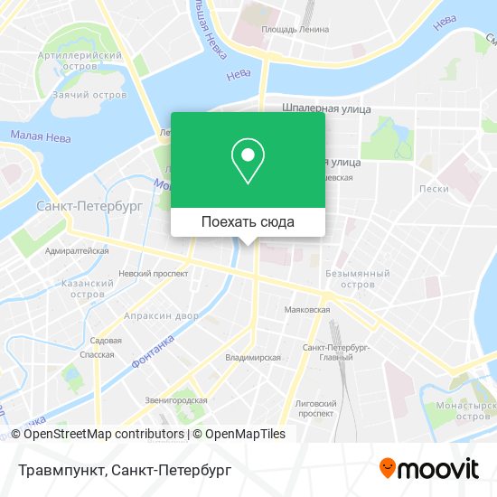Карта Травмпункт