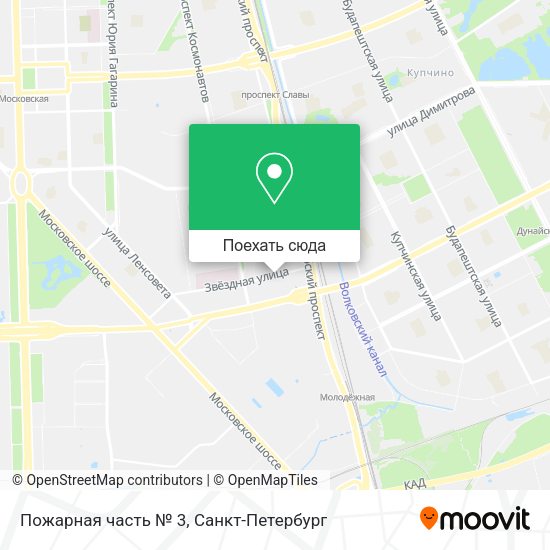 Карта Пожарная часть № 3