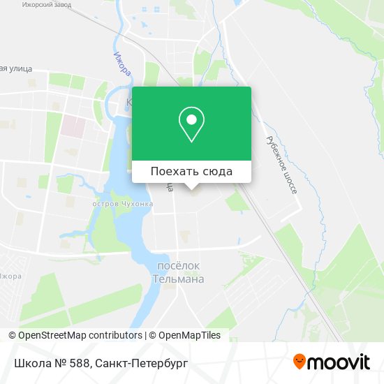 Карта Школа № 588