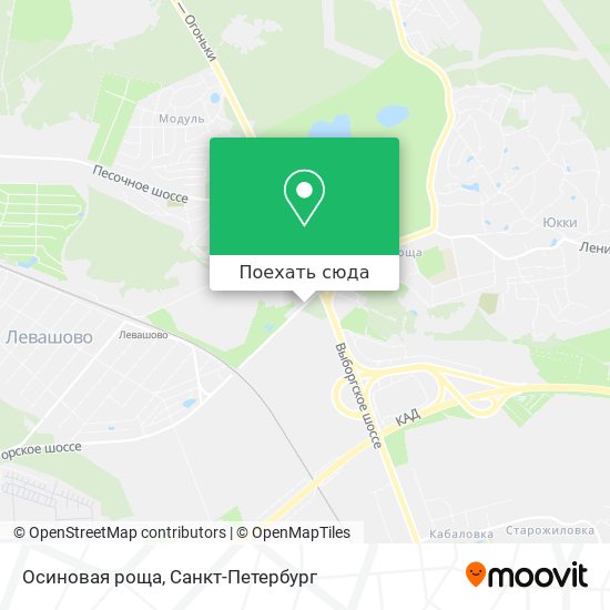 Карта Осиновая роща