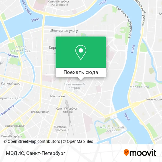 Карта МЭДИС