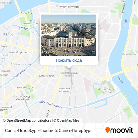 Карта Санкт-Петербург-Главный