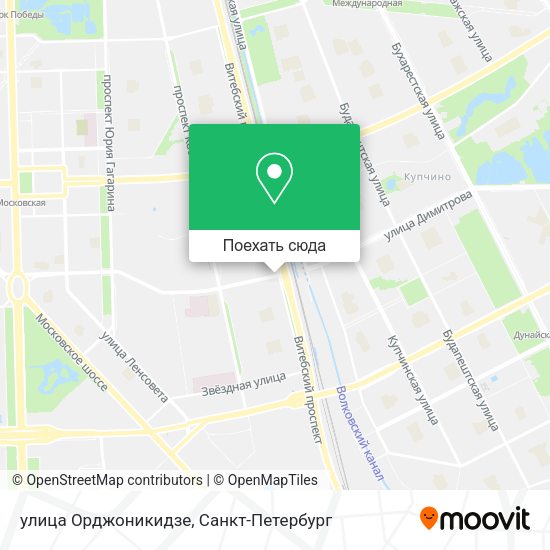 Карта улица Орджоникидзе