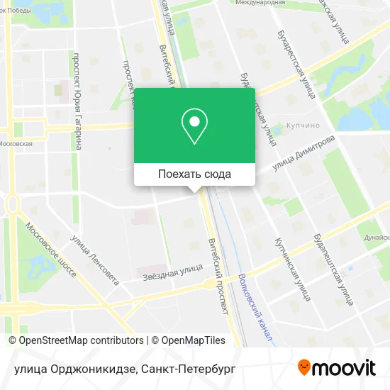 Карта улица Орджоникидзе