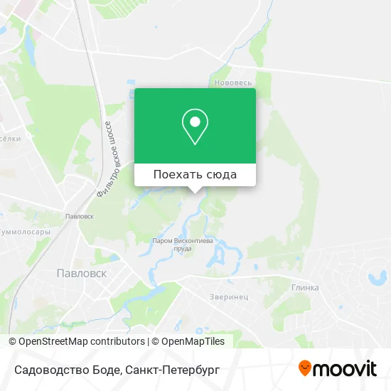 Карта Садоводство Боде