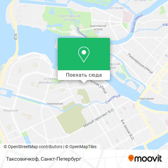 Карта Таксовичкоф