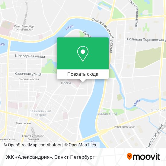 Карта ЖК «Александрия»
