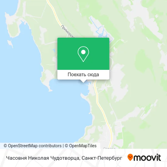 Карта Часовня Николая Чудотворца