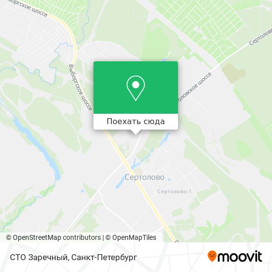 Карта СТО Заречный