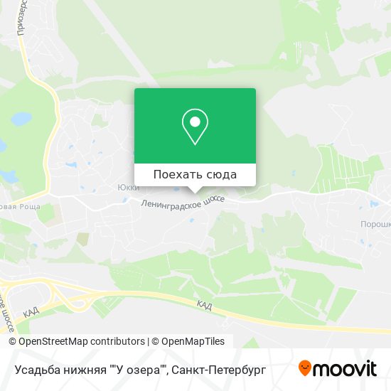 Карта Усадьба нижняя ""У озера""