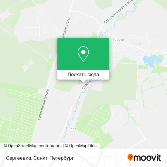 Карта Сергеевка