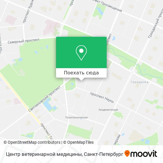 Карта Центр ветеринарной медицины