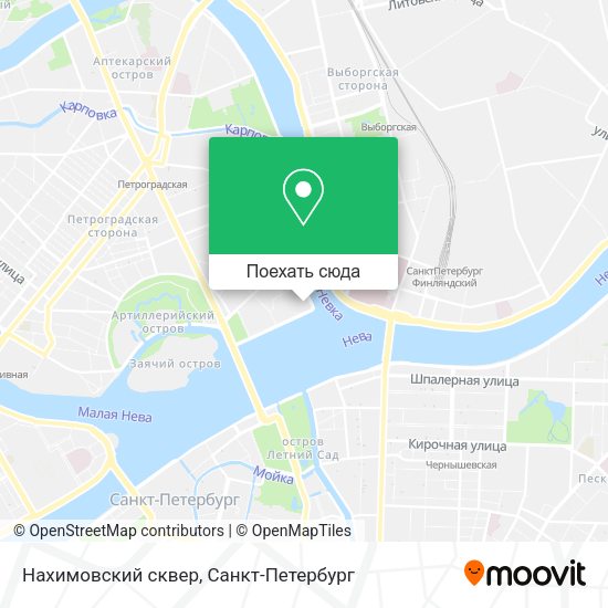 Карта Нахимовский сквер