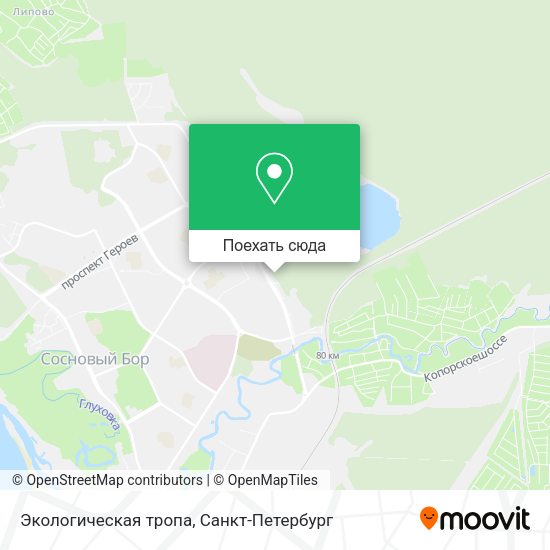 Карта Экологическая тропа
