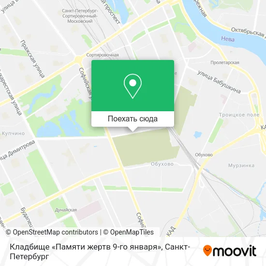 Карта Кладбище «Памяти жертв 9-го января»