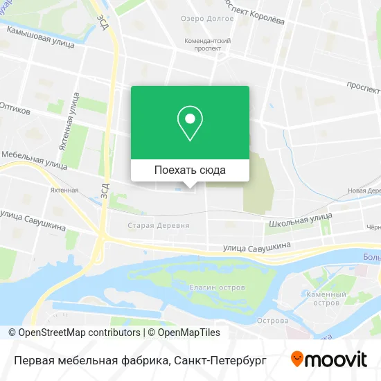 Карта Первая мебельная фабрика