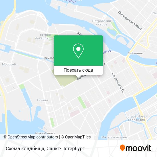 Карта Схема кладбища