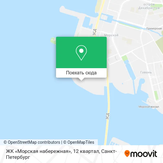 Карта ЖК «Морская набережная», 12 квартал