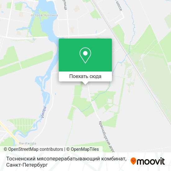 Карта Тосненский мясоперерабатывающий комбинат