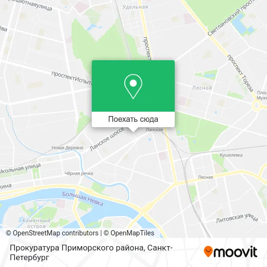 Карта Прокуратура Приморского района