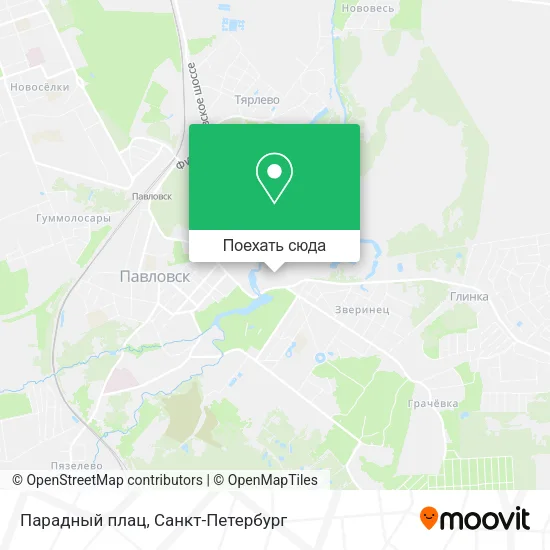 Карта Парадный плац