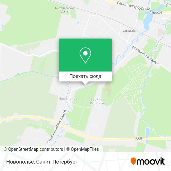Карта Новополье