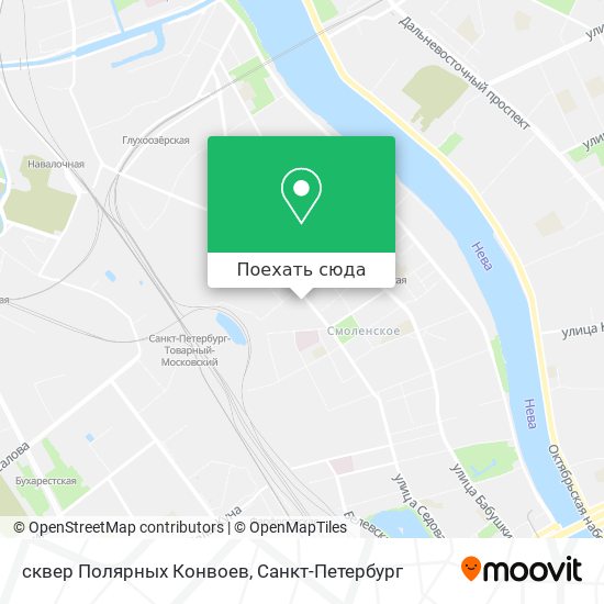 Карта сквер Полярных Конвоев