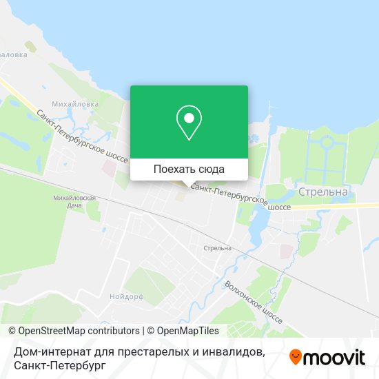 Карта Дом-интернат для престарелых и инвалидов