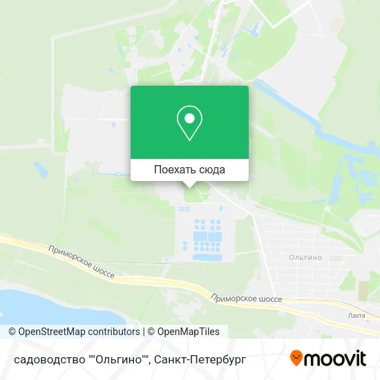 Карта садоводство ""Ольгино""