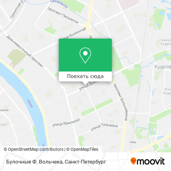 Карта Булочные Ф. Вольчека