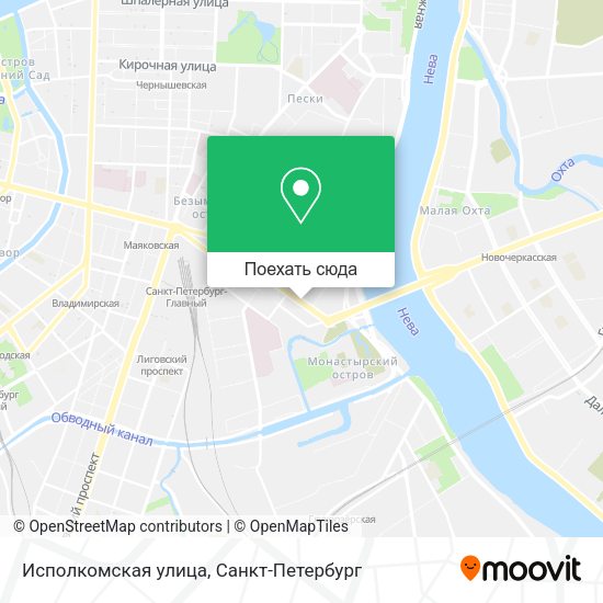Карта Исполкомская улица