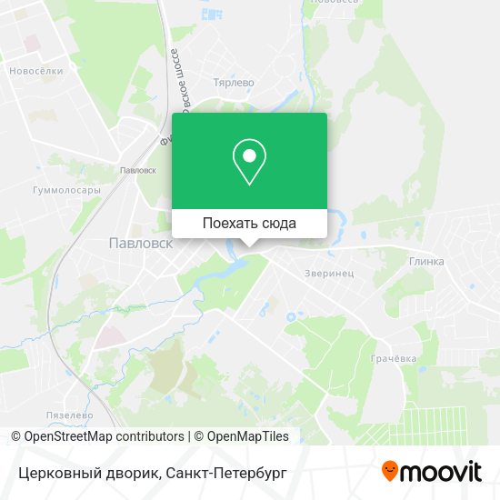 Карта Церковный дворик
