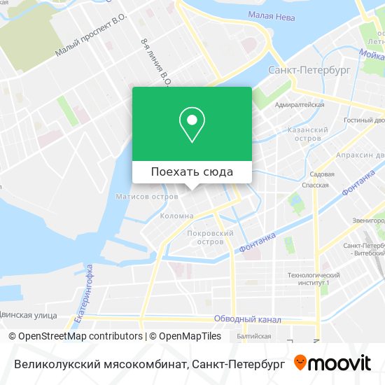 Карта Великолукский мясокомбинат