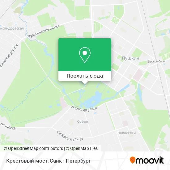Карта Крестовый мост