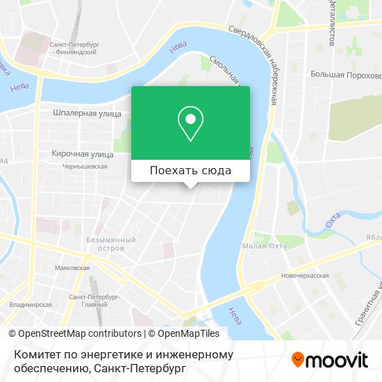 Карта Комитет по энергетике и инженерному обеспечению