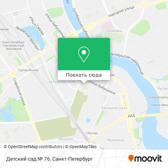 Карта Детский сад № 76