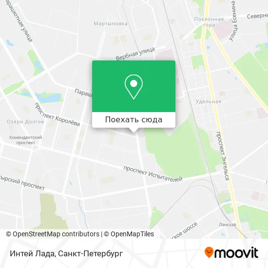 Карта Интей Лада