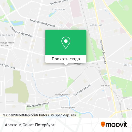 Карта Anextour