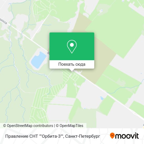 Карта Правление СНТ ""Орбита-3""