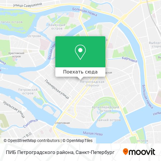 Карта ПИБ Петроградского района