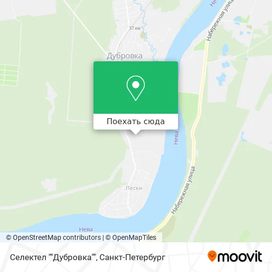 Карта Селектел ""Дубровка""