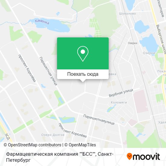 Карта Фармацевтическая компания ""БСС""