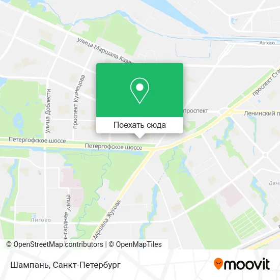 Карта Шампань
