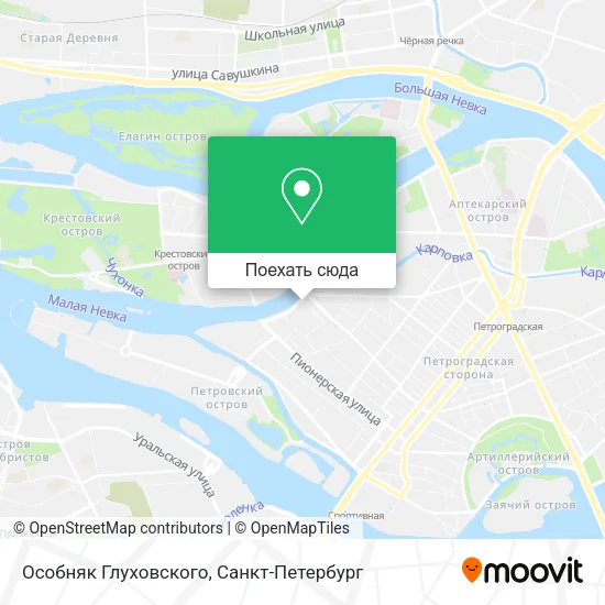 Карта Особняк Глуховского