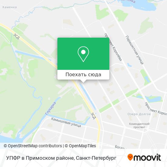 Карта УПФР в Примоском районе