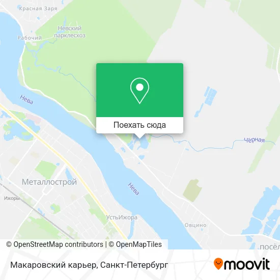Карта Макаровский карьер