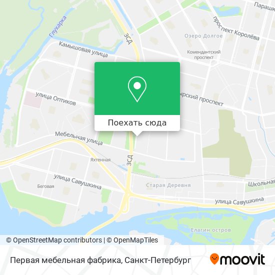Карта Первая мебельная фабрика