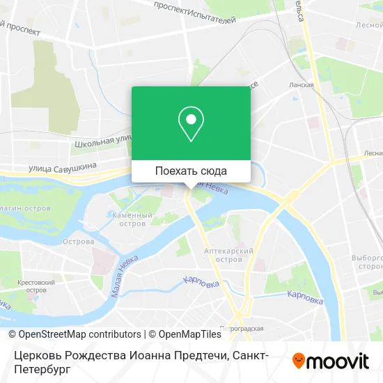 Карта Церковь Рождества Иоанна Предтечи