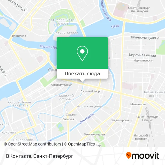 Карта ВКонтакте